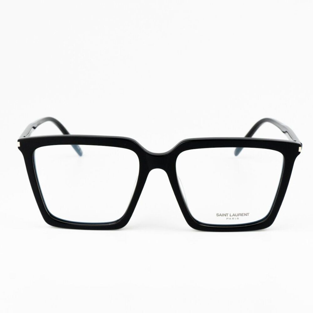 NEW Saint Laurent SL474OPT 001 Black Square Women Eyeglasses